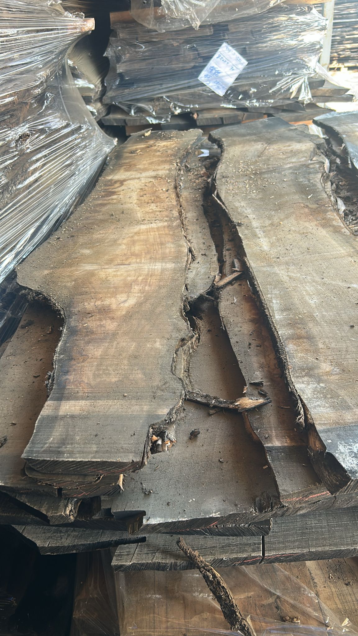 Full pallet of Italian Olive Wood